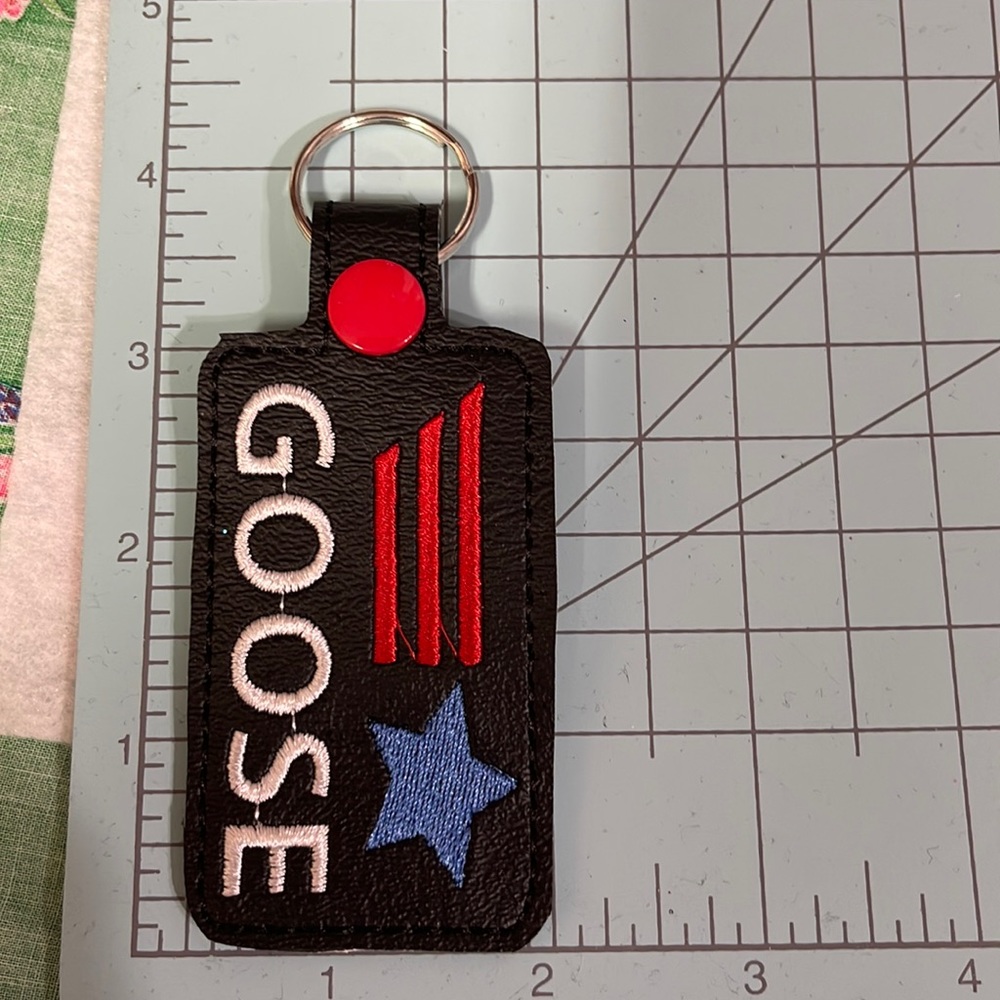Goose key chain key fob